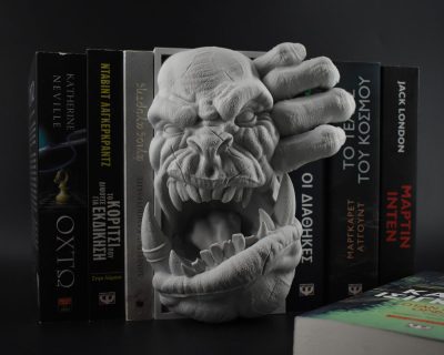 Light Gray Orc Book Nook