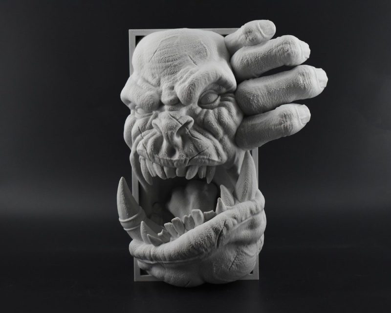 Orc Book Nook Light Gray without books