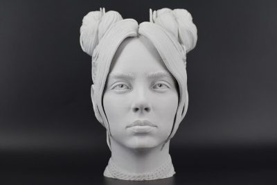 Character Headset Stands Billie Eilish Light Gray 1 1