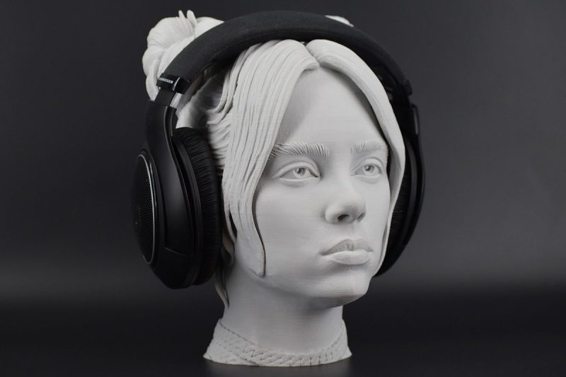 Character Headset Stands Billie Eilish Light Gray 10 1