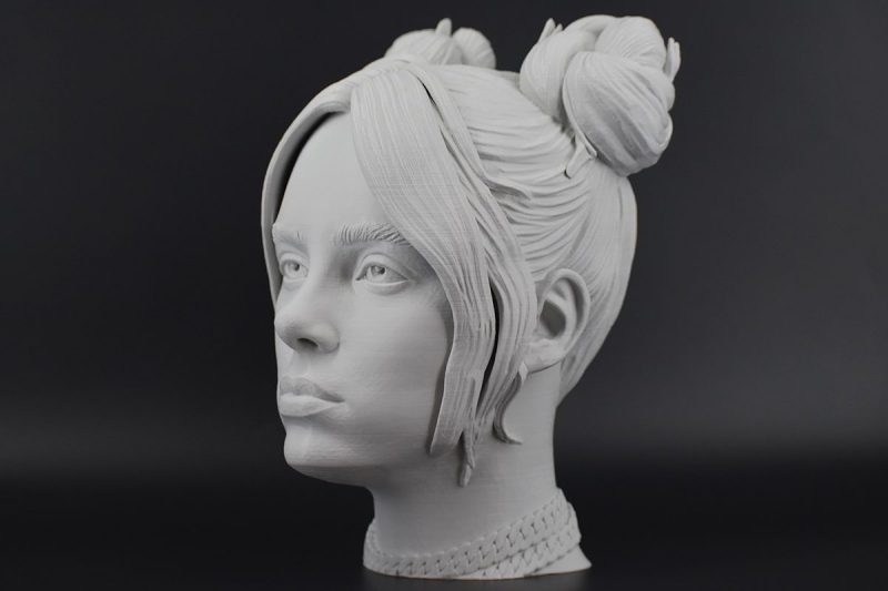 Character Headset Stands Billie Eilish Light Gray 2 1