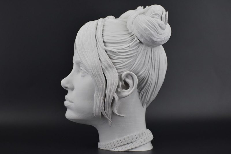 Character Headset Stands Billie Eilish Light Gray 3 1