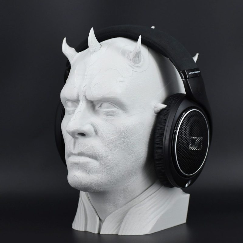 Character Headset Stands Darth Maul Light Gray 11 1