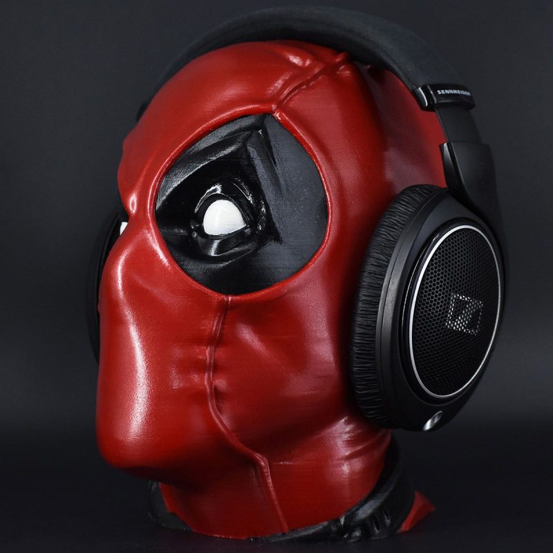 Character Headset Stands Deadpool Painted 10