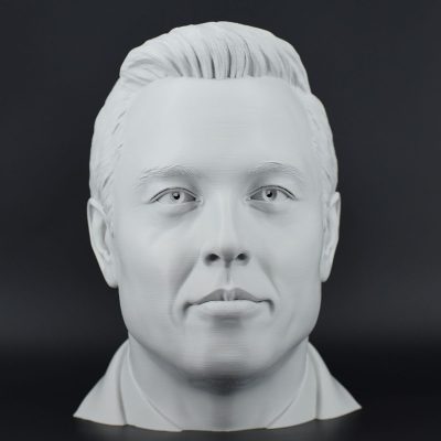Character Headset Stands Elon Musk Light Gray 2 1