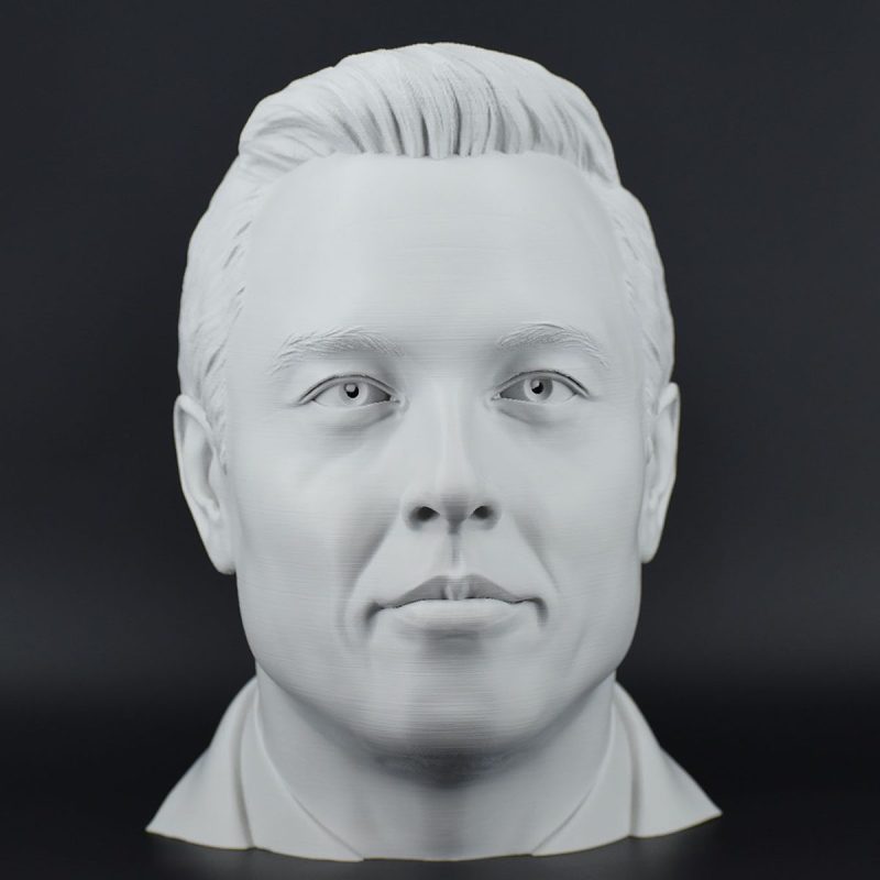 Character Headset Stands Elon Musk Light Gray 2 1