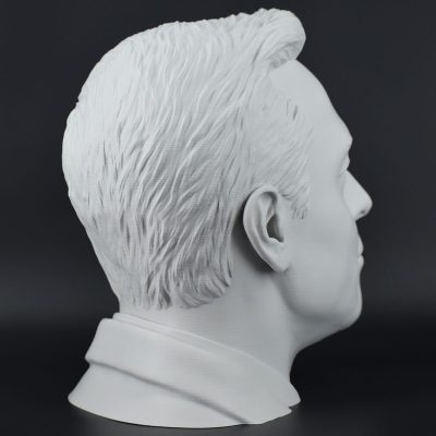 Character Headset Stands Elon Musk Light Gray 7 1