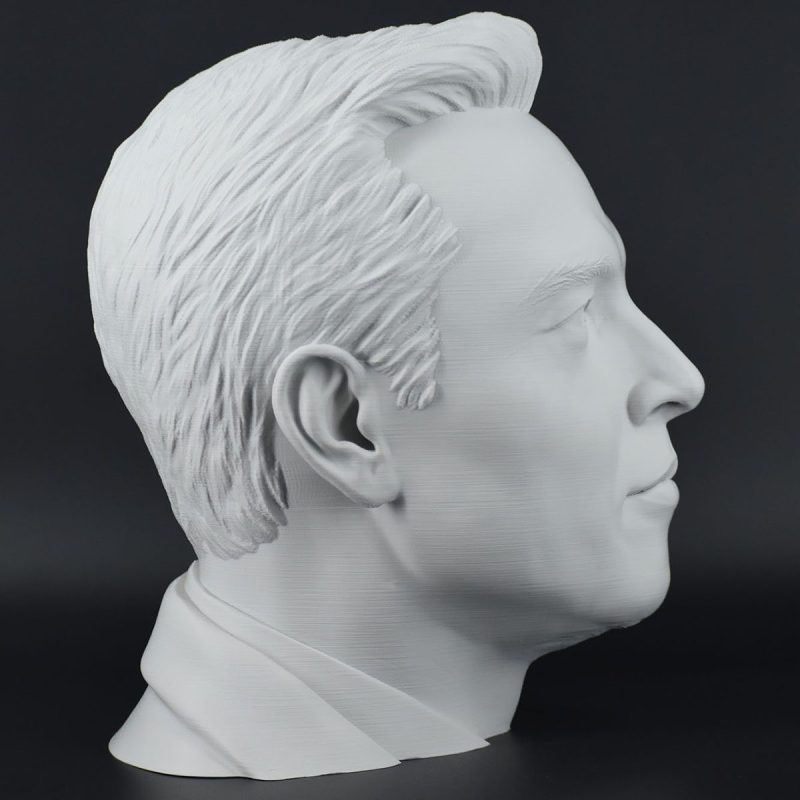 Character Headset Stands Elon Musk Light Gray 8 1