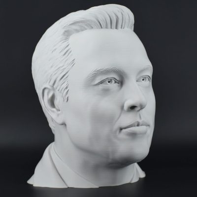Character Headset Stands Elon Musk Light Gray 9 1