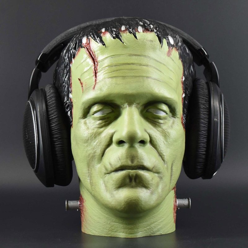 Character Headset Stands Frankenstein Painted 6 1