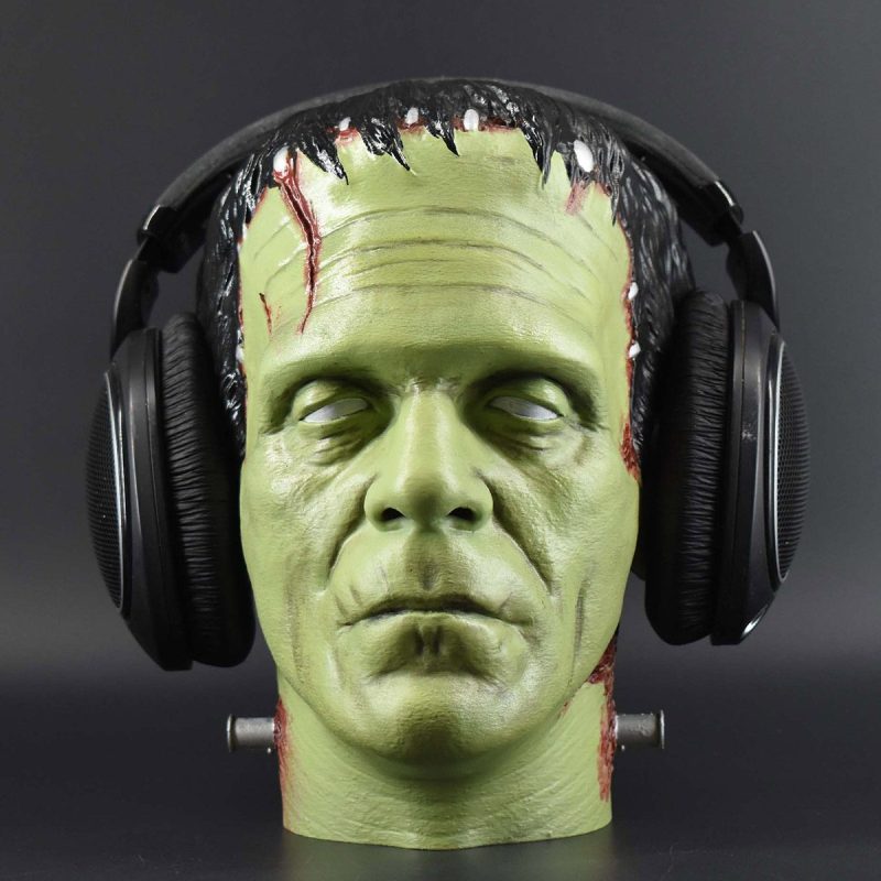 Character Headset Stands Frankenstein Painted 7 1