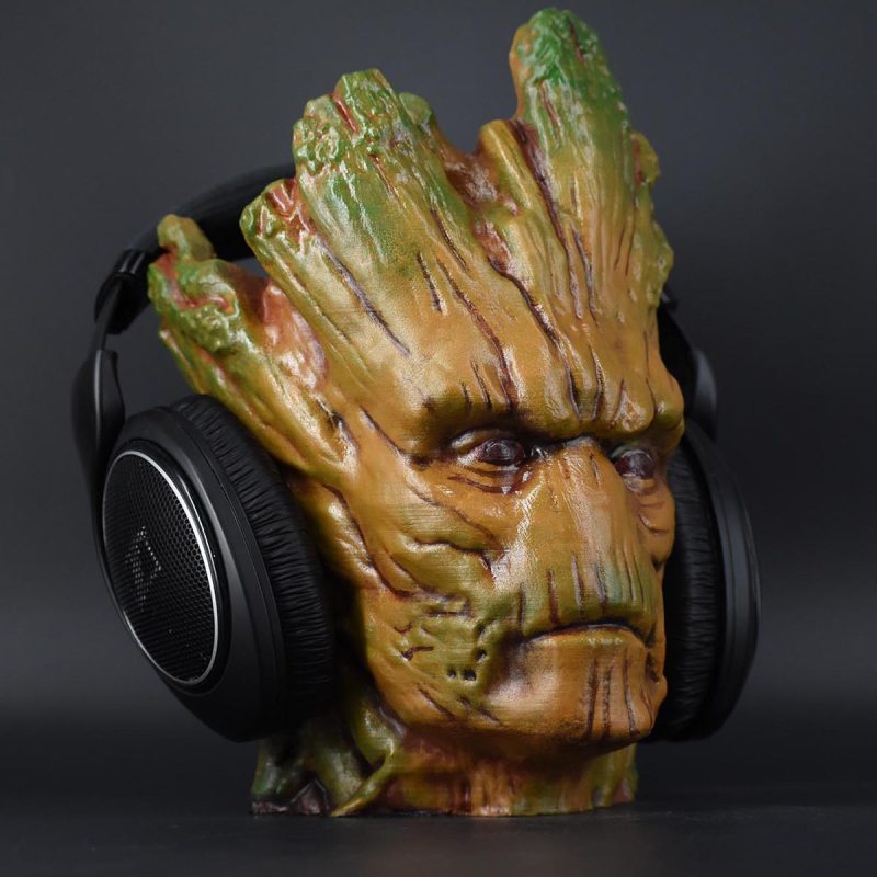 Groot Guardians of the Galaxy Marvel Headset Stand - Image 2