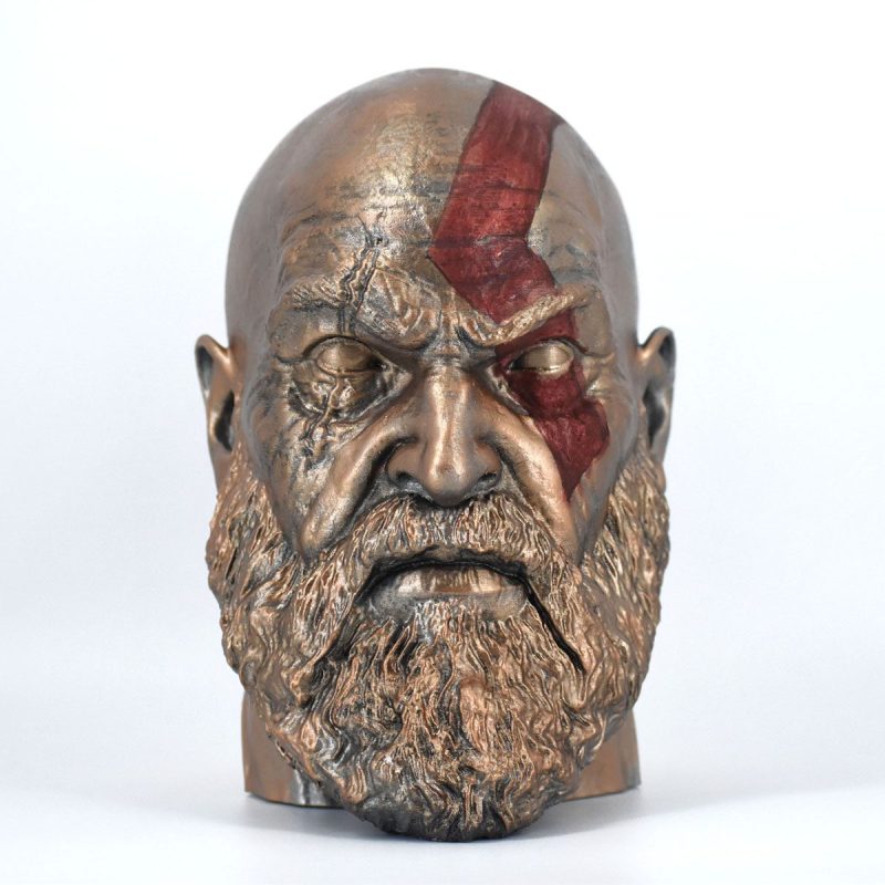 Character Headset Stands Kratos Painted 1 1