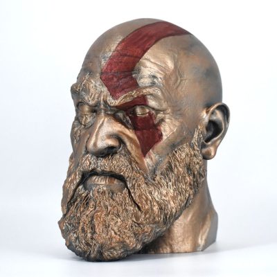 Character Headset Stands Kratos Painted 2 1