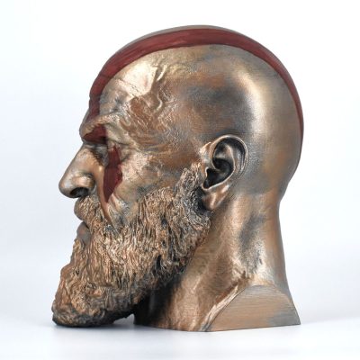 Character Headset Stands Kratos Painted 3 1
