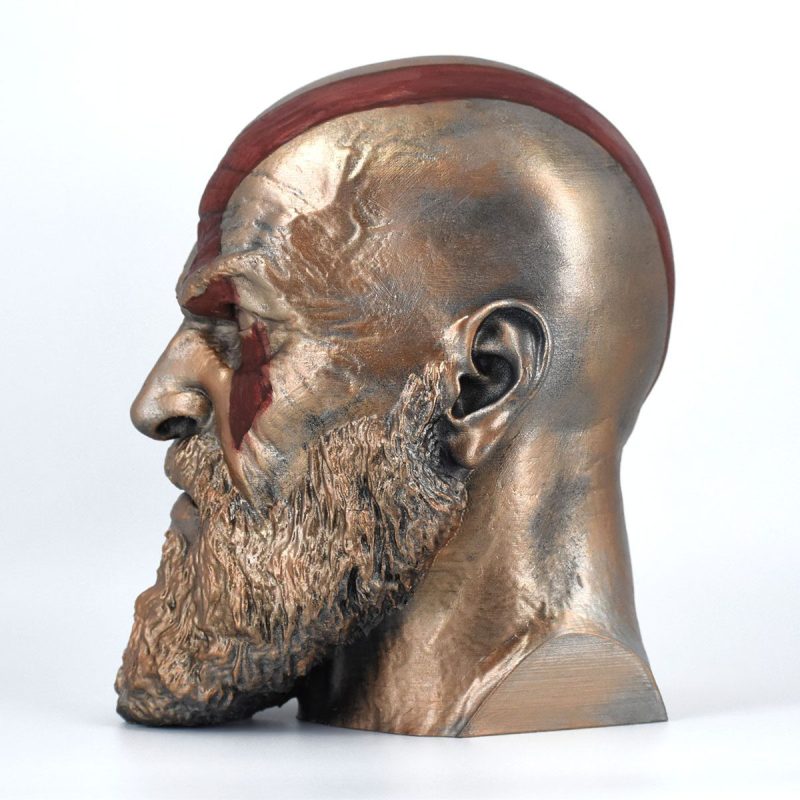 Character Headset Stands Kratos Painted 3 1