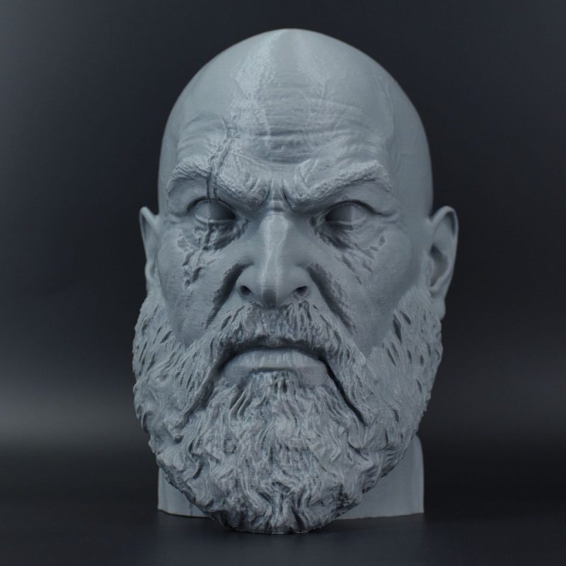 Character Headset Stands Kratos Silver 1 1