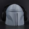 Character Headset Stands Mandalorian Silver 8 1
