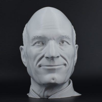 Character Headset Stands Picard Light Gray 1 1
