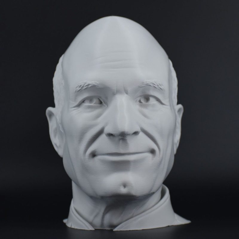 Character Headset Stands Picard Light Gray 1 1