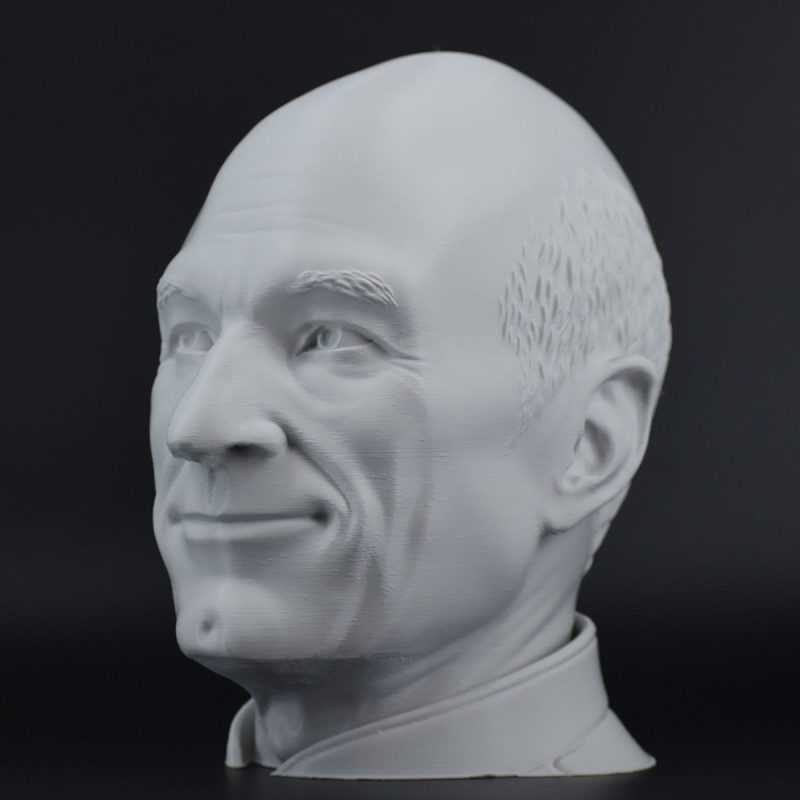 Character Headset Stands Picard Light Gray 2 1