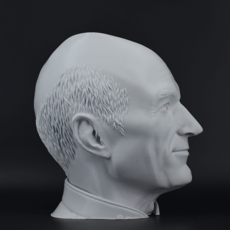 Character Headset Stands Picard Light Gray 7 1