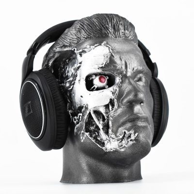 Character Headset Stands Terminator T 800 Painted 1 2