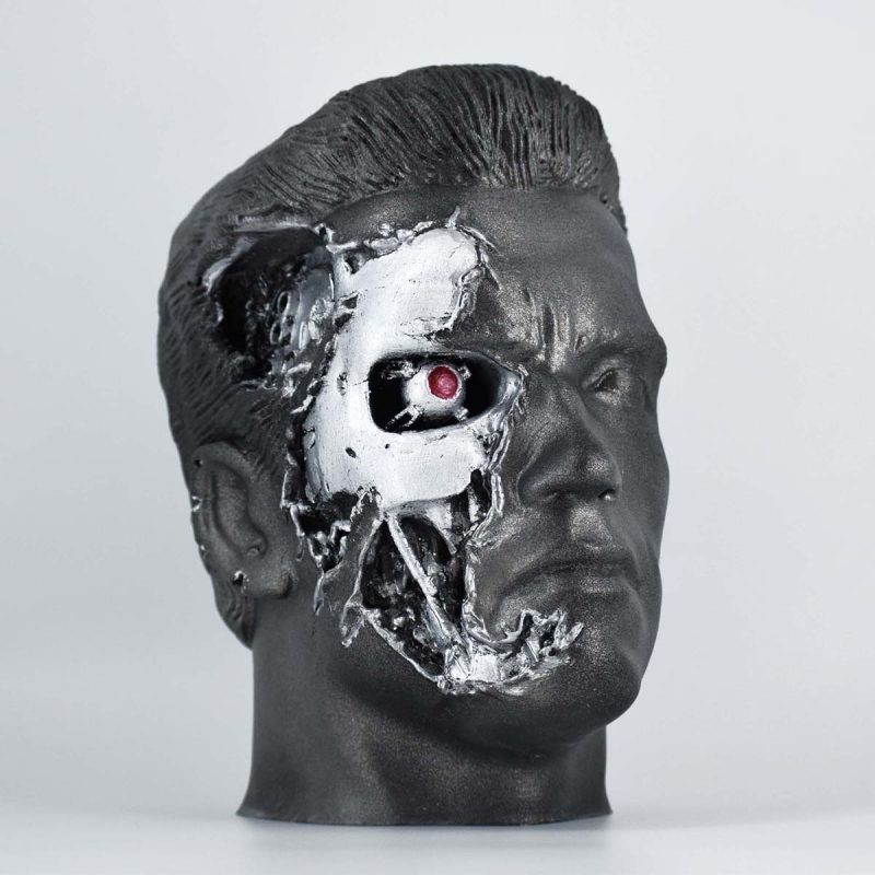 Character Headset Stands Terminator T 800 Painted 10 2