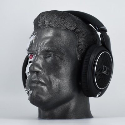 Character Headset Stands Terminator T 800 Painted 13 2