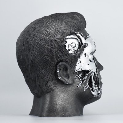 Character Headset Stands Terminator T 800 Painted 8 2