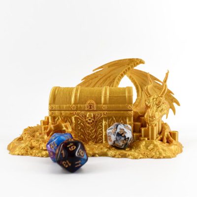 Dragon’s Hoard Dice Jail Silk Gold