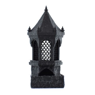 Ancient Well Mini Dice Tower in black color