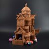 Dice Towers Catfolk Brown 1 1
