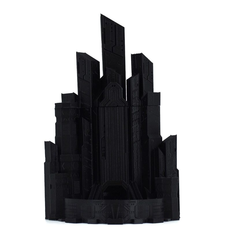 Cyberpunk City Dice Tower BLACK