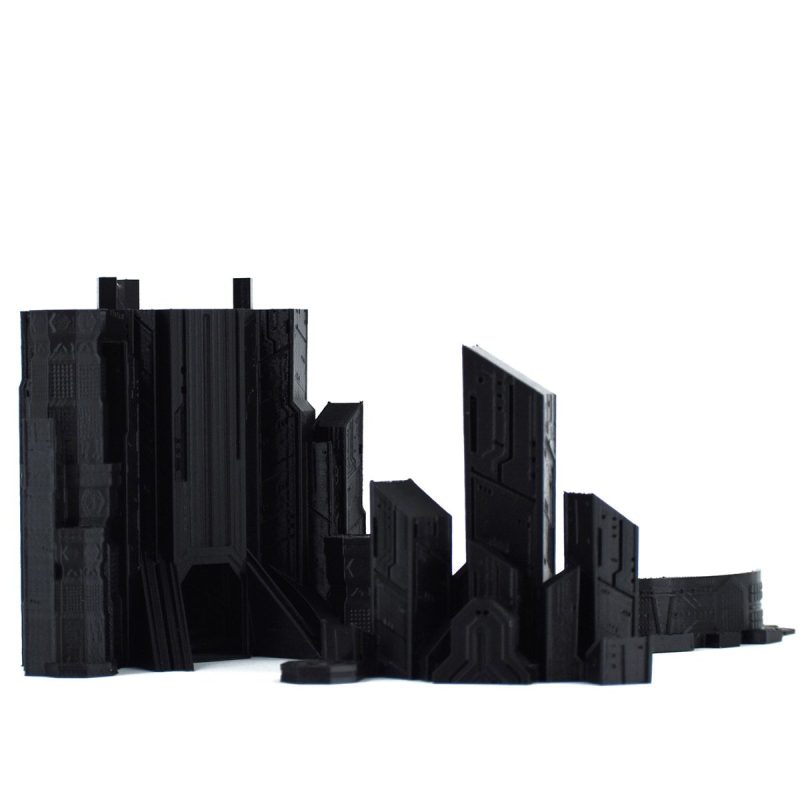 Cyberpunk City Dice Tower - Image 14