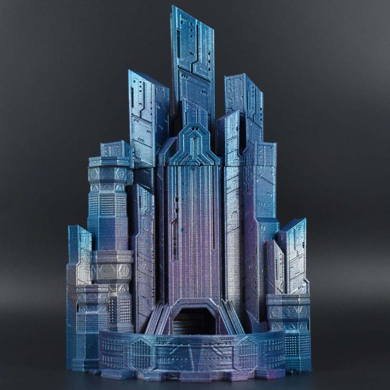 Cyberpunk City Dice Tower - Image 5