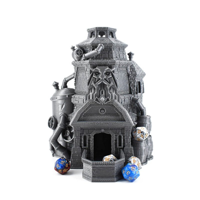 Drunken Dwarf Brewery Dice Tower Galaxy Silver