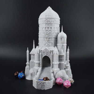 Eladrin Dice Tower Marble