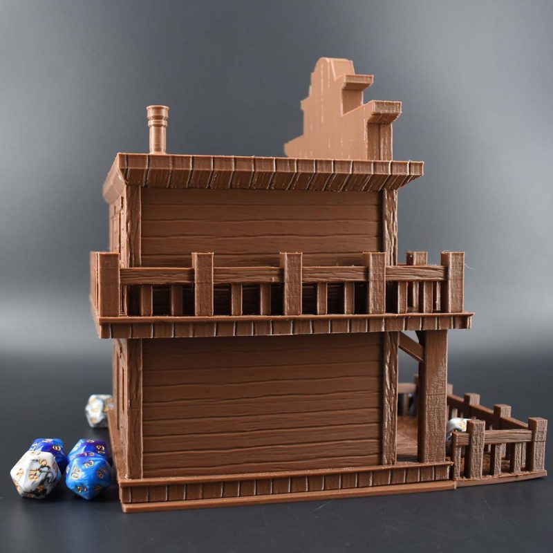Dice Towers Ghost Town Brown 4