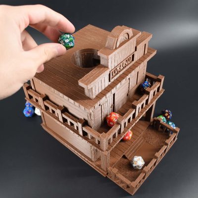 Dice Towers Ghost Town Brown 6