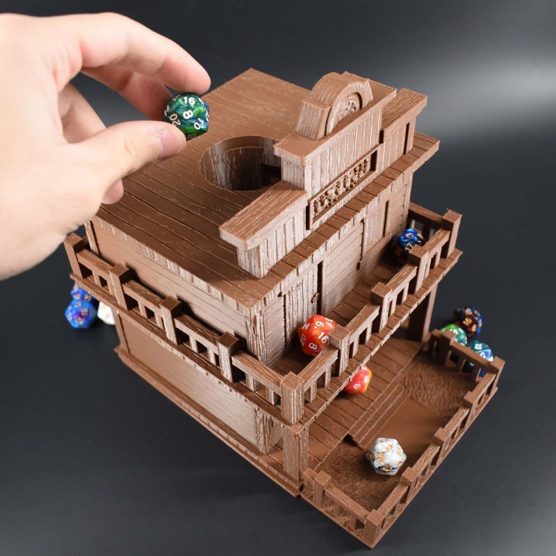 Dice Towers Ghost Town Brown 6