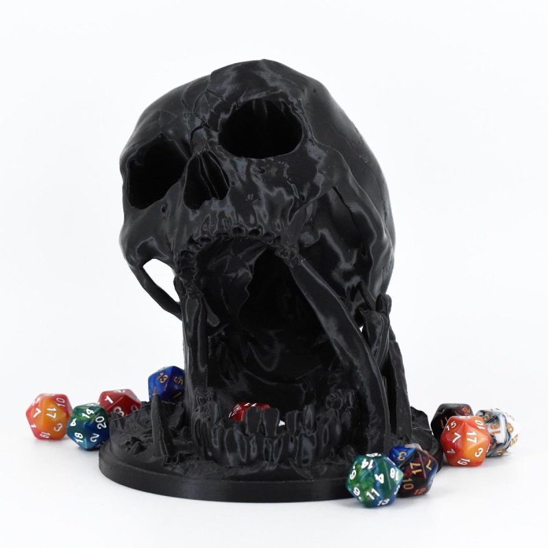 Dice Towers Skull Black 6 1