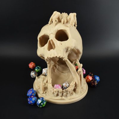 Dice Towers Skull Bone White 1 1