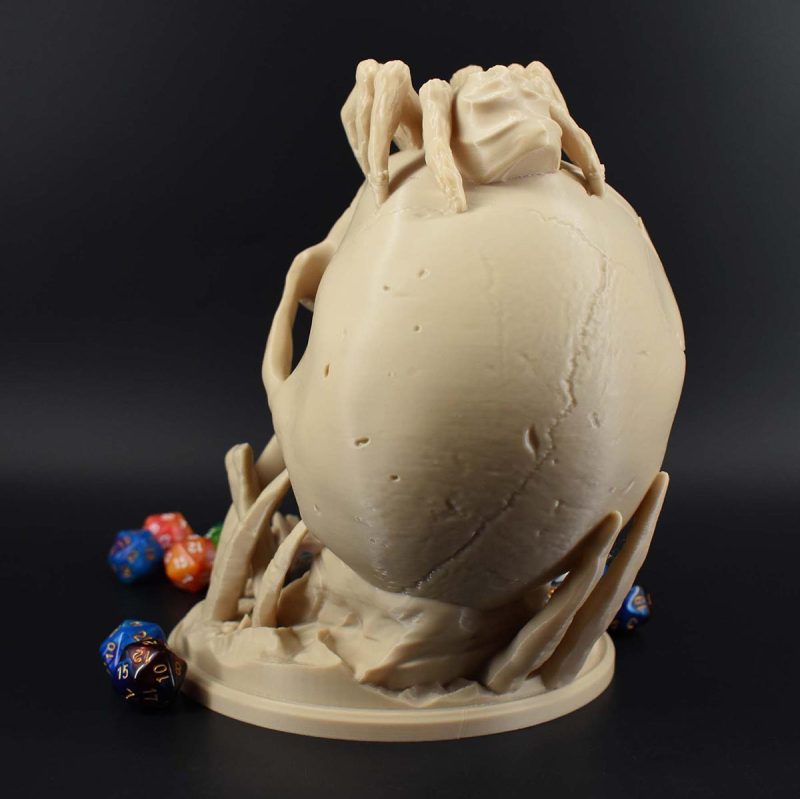Dice Towers Skull Bone White 6 1