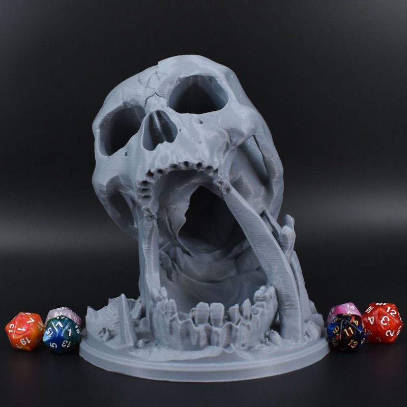 Dice Towers Skull Silver 2 1