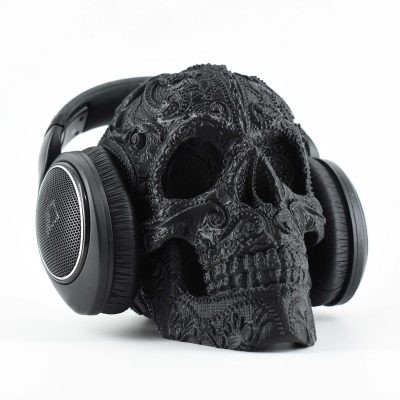 Sugar Skull Life Size Headset Stand