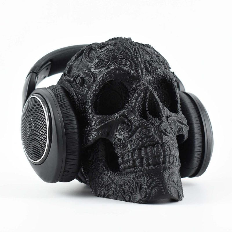 Sugar Skull Life Size Headset Stand