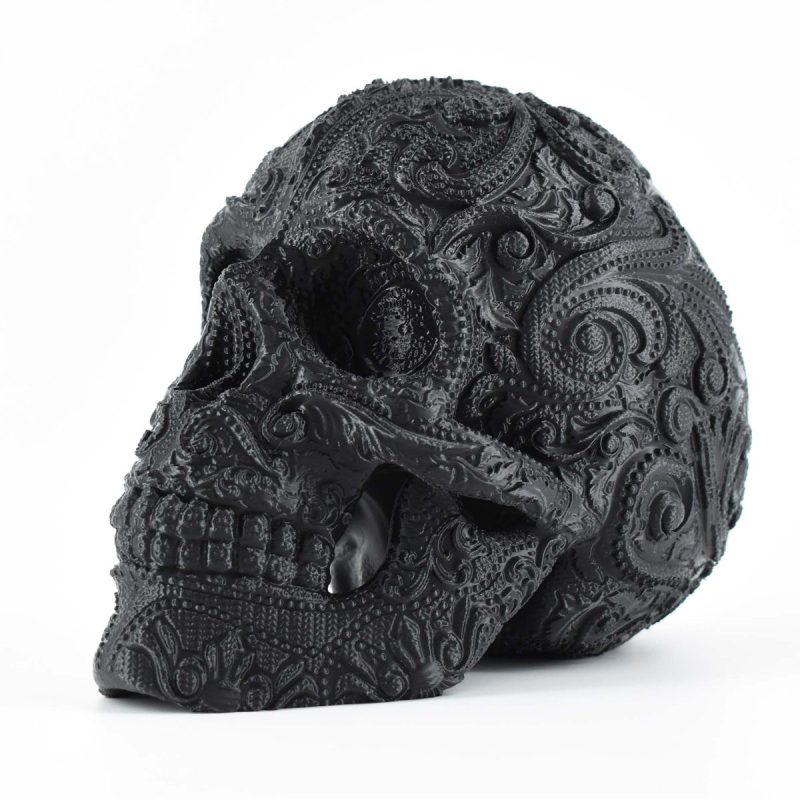 Sugar Skull Life Size Headset Stand - Image 10