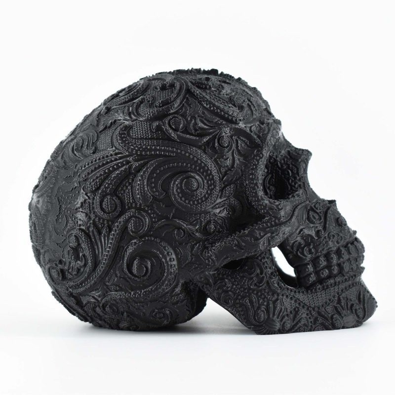 Sugar Skull Life Size Headset Stand - Image 5