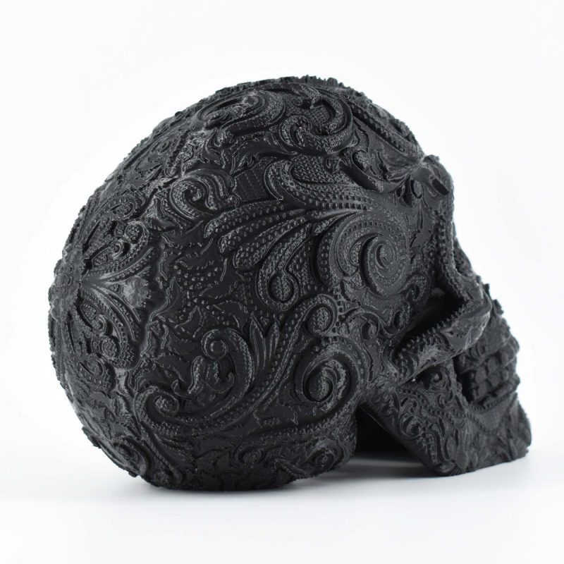 Sugar Skull Life Size Headset Stand - Image 6